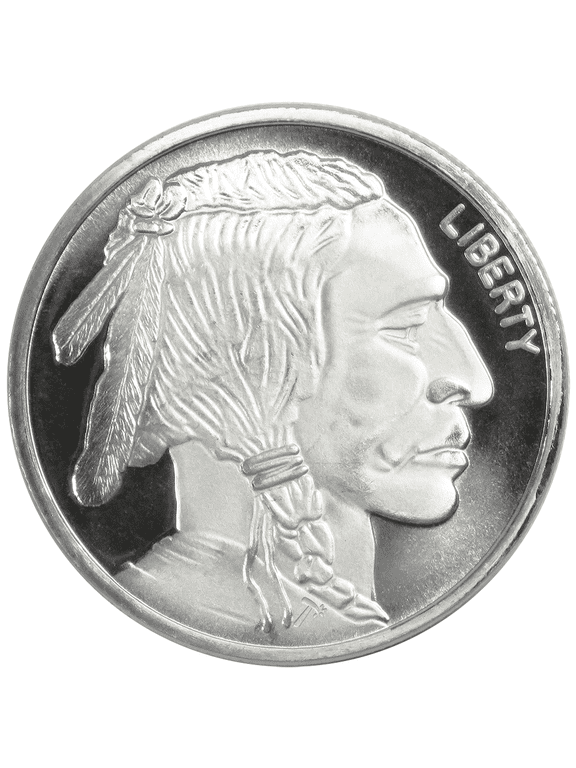 Collectible 1-oz Buffalo .999 Fine Silver Round