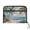 Palm Trees and Beaches, variant on Accordion File Organizer with Zip Closure 13 Pockets Expanding File Folder Letter A4 Paper Document Organizer for Home Office Underwater Fantasy Scene
