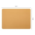 thumbnail image 6 of Unique Bargains 4pcs Faux Leather Washable Placemats Yellow/Gray 17.7"x11.8", 6 of 6