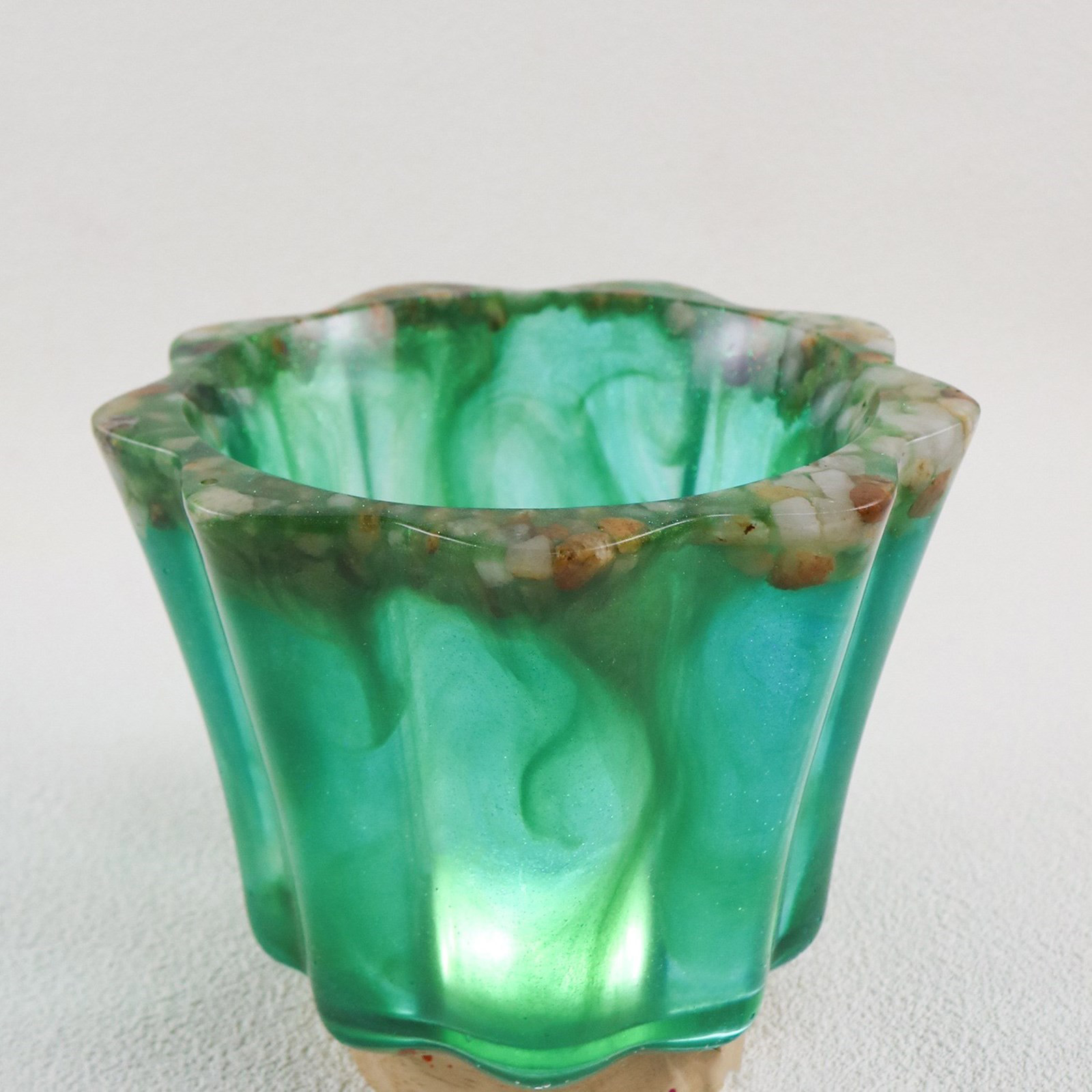 Flowerpot Mold Gypsum Silicone Mould Pen Holder Cup Plaster Resin Mold Desktop Storage Box Resin