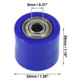 thumbnail image 3 of 8mm Chain Roller Pulley Chain Tensioner Motorcycle Blue, 3 of 5