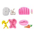 thumbnail image 3 of US Shi Huevo de Pascua, conejo, zanahoria, Mousse, molde para hornear pasteles, Fondant, postre, molde de silicona, 3 of 5