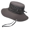thumbnail image 2 of Cheers US Sun Hat for Men/Women Waterproof Wide Birm Bucket Hat UV Boonie Hat for Fishing Hiking Garden Beach, 2 of 7