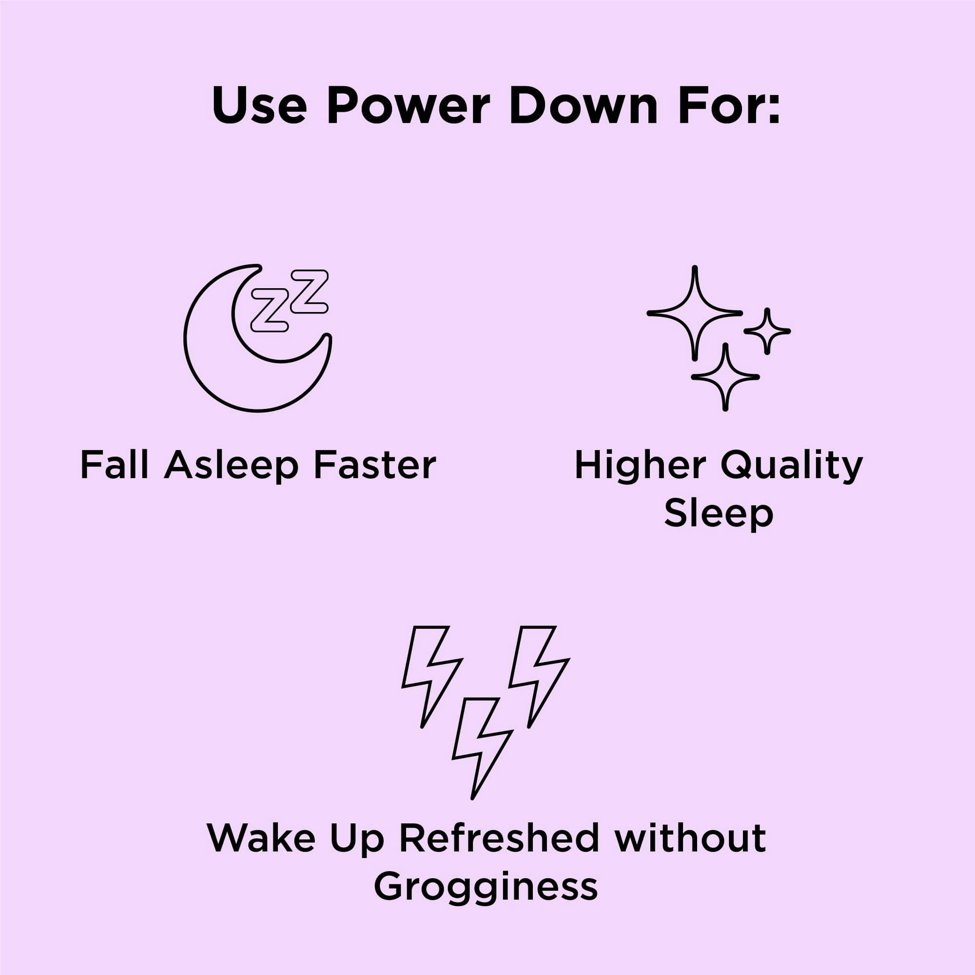 NBPure Power Down Sleep Supplement, Melatonin- Free, 90 Count