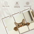 thumbnail image 6 of Elephant Stock Peeking Young Cat Wall Art - Horizontal Multi Panel Canvas - Living Room Wall Decor - Animal Multi Panel - Beige And Brown Decor - 50" x 32", 6 of 8