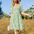 thumbnail image 2 of Robe Motif Banane, Robe de Soirée de Luxe pour Femme, Robes de Mariage pour Fêtes, Robe d'Été pour Femme 2024, 2 of 4