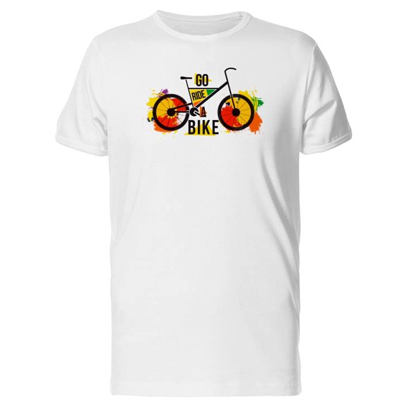Go Ride A Bike / Abstrac Tee Men's -Image by Shutterstock