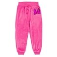 thumbnail image 5 of Conjunto de atuendo Disney, sudadera con capucha de terciopelo de Minnie Mouse, modelo Jogger 2T par, 5 of 5
