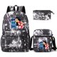 thumbnail image 1 of Disney 3Pcs Lilo Stitch Backpack Set for Teen Boy Girl Back To School Backpack with Lunch Bag Student Schoolbag Men Women Bags, 1 of 4