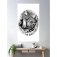 thumbnail image 2 of Who Lit The Black Flame Candle Poster Wall Art, Modern Wall Decor For Living Room Bedroom, 8x12 UNFRAMED, 2 of 3
