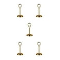 thumbnail image 2 of Baohd Contemporary Table Number Holder Photo Stand for Trendy Hotel Settings Gold 10cm 5Set, 2 of 6