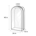 thumbnail image 2 of Logianis 10" Gusseted Clear Garment Bags for Hanging Clothes Suit Bags for Storage of Coat Shirts Dresses 3 Packs, 2 of 8