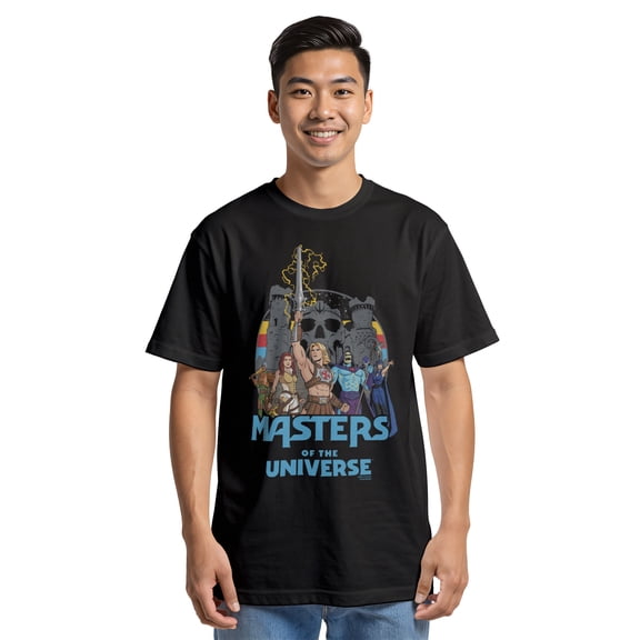 Mens Masters of the Universe Classic Heroes and Villains T Shirt