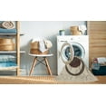 thumbnail image 2 of Ahgly Company Machine Washable Indoor Rectangle Transitional Deep Peach Orange Area Rugs, 2' x 5', 2 of 7