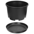 thumbnail image 3 of Raindrops  Terracotta Plant Pots Black Currant Multiple Use Flower with Tray, 3 of 8