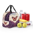 thumbnail image 5 of Vsdgher Butterfly Over Lavender Lunch Bag, Lunch Box for Women Adult Men, Lunch Tote Insulated Cooler Lunch Container for Work/Office/Picnic/Travel, 5 of 8