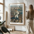 thumbnail image 2 of Astronaut - Kobe Hyogo Japan Collage Oak Framed Wall Art Print 16 x 24 inches, 2 of 15
