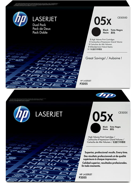 HP 05X Original High Yield Toner 2-Pack Bundle (Black & Black): Buy 1, Get 1 30% Off