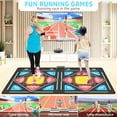 thumbnail image 3 of Fisca Double Dance Mat for Kid & Adult, Anti-Slip Wireless Musical Electronic Pad for TV & Projector Smart Camera & 2 Motion Controllers, Gift for Boys & Girls, 3 of 7