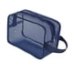 thumbnail image 4 of Neceser de malla portátil, organizador de artículos de tocador, bolsa de aseo transparente, artículos esenciales para , bolsa con cremallera, Azul, 4 of 7