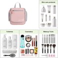 thumbnail image 3 of Travel Makeup Bag, Memory spinning Cosmetic Bag with Multiple Storage Sections, 3 of 5