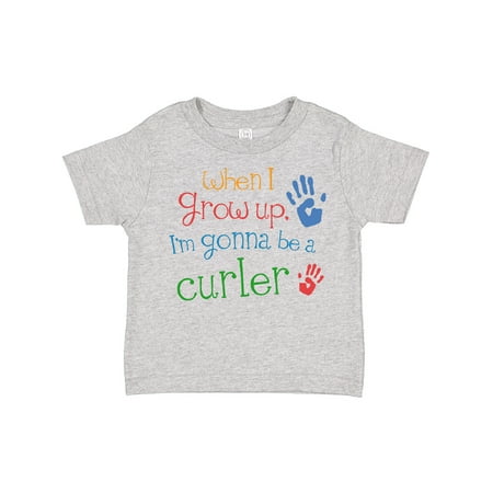 

Inktastic Future Curler Kids Curling Boys or Girls Toddler T-Shirt