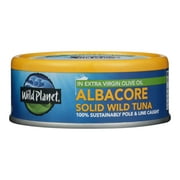 (12 Pack) Wild Planet Kosher Wild Albacore Tuna In Extra Virgin Olive Oil, 5 Oz Cans