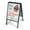 Black, variant on Snap-Open A-Frame Sidewalk Sign for 22 x 28 Posters, Aluminum, Double-Sided - Black (AFS2228BLK)