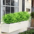 thumbnail image 5 of Artificial Plants, Fake Bell Grass Flowers Plastic Greenery Lifelike Patio Yard Corridor Indoor Outdoor Home Garden Balcony Party Pot Planter Filler Table Arrangement Decoration Green 8 pcs A, 5 of 5