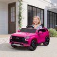 thumbnail image 2 of Aosom 12V Licensed Chevrolet TAHOE Ride on Car, Toddler Electric Car Pink, 2 of 9
