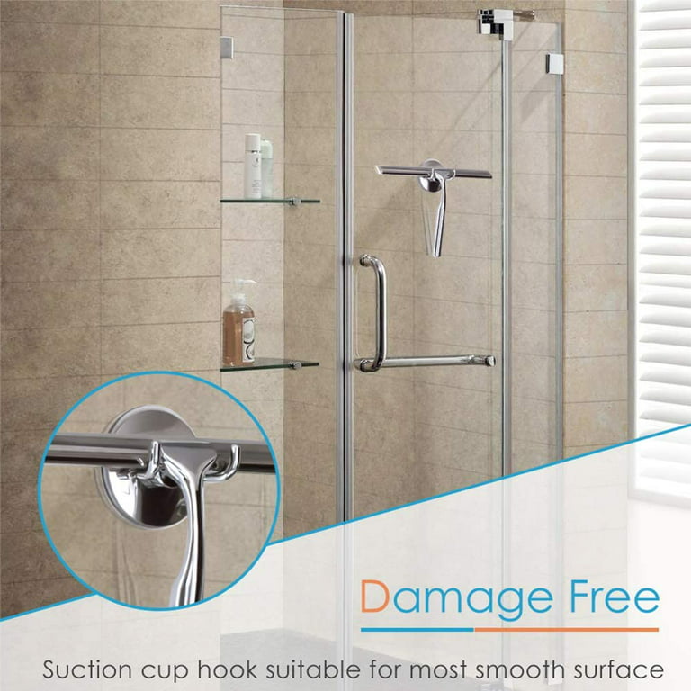 Shower Squeegee For Glass Door 304 Stainless Steel Window - Temu