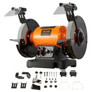 BENTISM Bench Grinder, 8 inch Variable Speed Bench Grinder with 5.0A Brushless Motor 1800-3795 RPM, Table Grinder with Cast-aluminum Tool Rest
