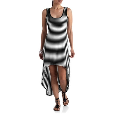 Stitch Womens Knit High Low Tank Maxi Dr