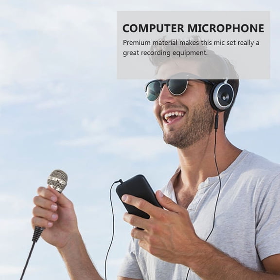 OUNONA 1 Set Microphone Stand for Online Classes Recording Karaoke Computer Mic Holder Versatile for Home Use