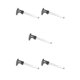 thumbnail image 2 of Riwesomey Calibrador Vernier electrónico, micrómetro de medición de pantalla LCD, regla portátil a batería, instrumento de carpintería 0-150 mm 5piezas Riwesomey CBP180317, 2 of 6