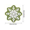 thumbnail image 3 of AYktou Christmas Decorations,Christmas Rugs Snowflakes Rug Winter Snowflake Doormat Snowflake Welcome Mat Christmas Decorative Non-Slip Washable Door Mats For Indoor Outdoor Entrance Home Bathroom, 3 of 6