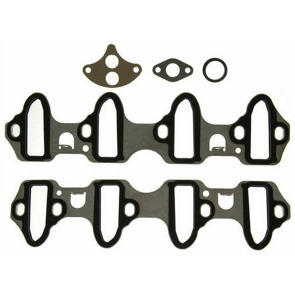 Lower Intake Manifold Gasket Set - Compatible with 1999 - 2013 Chevy Silverado 1500 2000 2001 2002 2003 2004 2005 2006 2007 2008 2009 2010 2011 2012