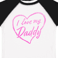 thumbnail image 4 of Inktastic I Love My Daddy in Pink Chalk Heart Boys or Girls Toddler T-Shirt, 4 of 5