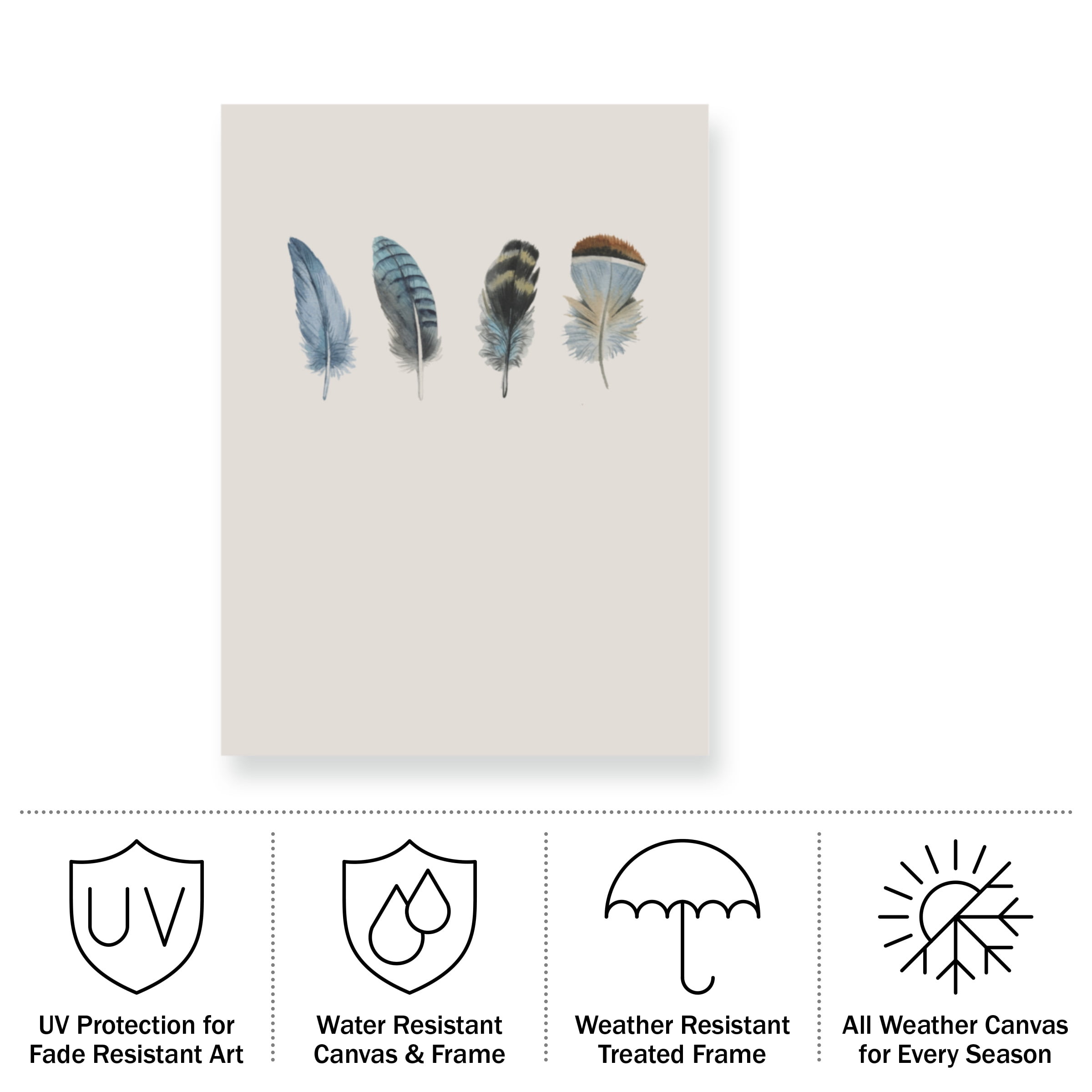 Incado 'Feather 11' Outdoor Canvas