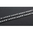 thumbnail image 4 of 2.8/3.6/4.5/5/6/7mm Wholesale Stainless Steel Figaro Curb Chain Necklace 16-36'', 4 of 4
