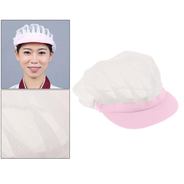 Chef Hats Mesh s Hair Nets Food Service Hats with Brim,for catering