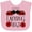 AD-Pink, variant on Inktastic Ladybug Hugs Cute Pair of Ladybugs Boys or Girls Baby Bib