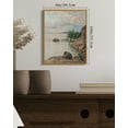 thumbnail image 4 of Drsoum Vintage Coastal Wall Art Classic Retro Seaside Landscape Prints Rustic Farmhouse Decorations for Living Room Bedroom 8x10in Natural Framed, 4 of 6