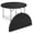 Black, variant on Magshion Round Foldable Table, 4.5Ft Heavy Duty Commercial Event Wedding Party Desk, for 6 to 8 Seat, White