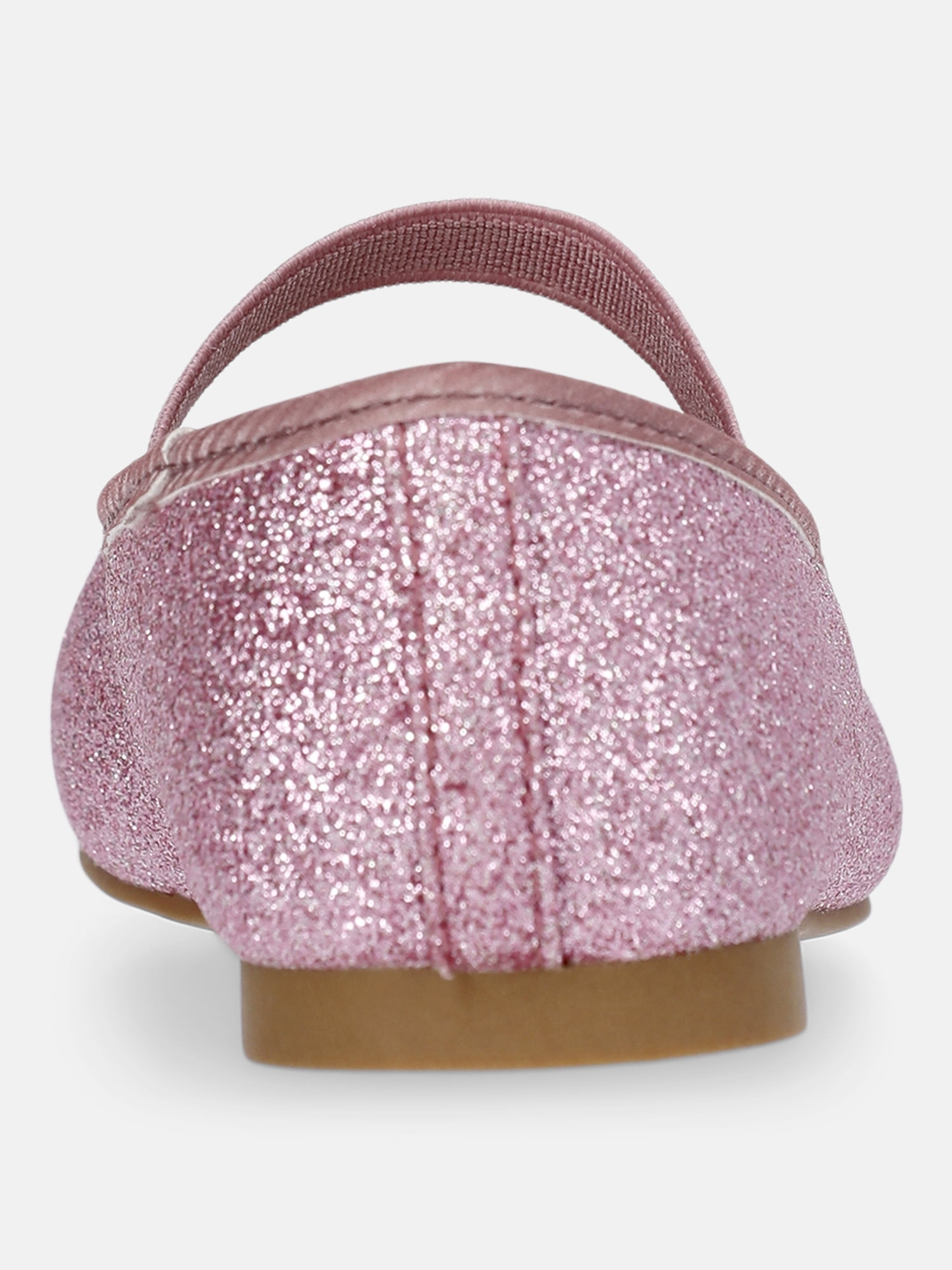 Wonder Nation Girls Bow Ballet Dress Shoes