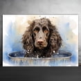 thumbnail image 2 of Irish Water Spaniel Dog Canvas Bathroom Décor - Unique Bath Wall Decor - Modern Canvas Bathroom Wall Art - Room Decor - Bathroom Decorations - Restroom Sign - Wall decor living room, 2 of 4