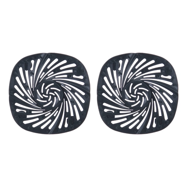 Bewildely Filtro Universal para fregadero de cocina, filtro cuadrado para ducha de baño, cubierta colectora de pelo para baño con ventosa Suministros de limpieza para el hogar Negro
