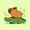 Green Brown 02, variant on Manfei Bowknot Capybara Twin Sheets, Cute Dessert Animal Bedding, Pink, 3-Piece, 1 Flat Sheet, 1 Fitted Sheet and 1 Pillowcase