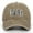 Khaki, variant on PAPA Letter Print Baseball Cap, Father's Day Gift Cotton Twill Hat for Dad, Beautifully Washed Distressed Baseball Cap with Pigment Dye, Embroidered Adjustable Dad Cap for Men - Grey