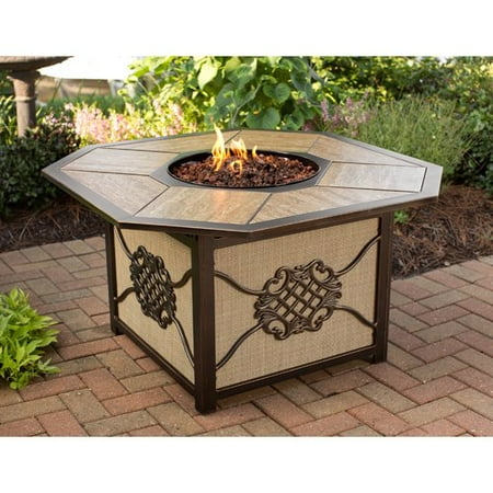 Oakland Living Heritage 43 In Octagon Fire Pit Table Walmart Com